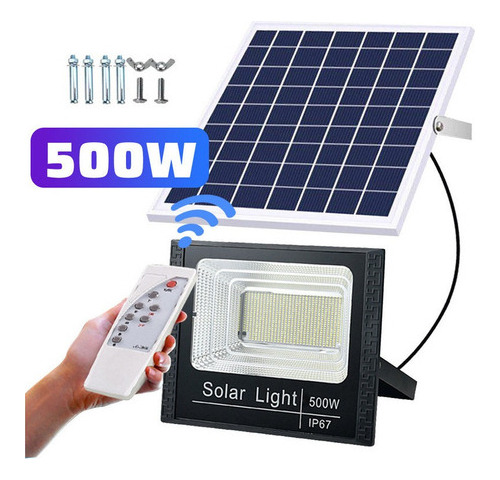 Reflector Led 500w Energía Solar Placa Holofote Prova Dag [u