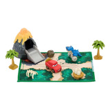 Cars On The Road Mini Racers Dino Pack Playset