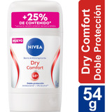 Desodorante Barra Nivea Black & White Dry Comfort Mujer 54g