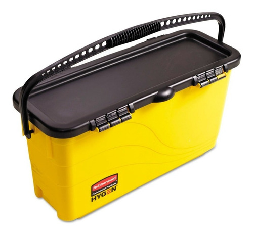 Cubeta Para Carga Con Tapa Rubbermaid Amarillo