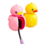 Set X 2 Porta Apoya Cepillo De Dientes Patito Pato Pollito