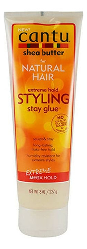 Cantu Natural Hair Styling Gel Stay Extreme Hold 8oz Tubo (.