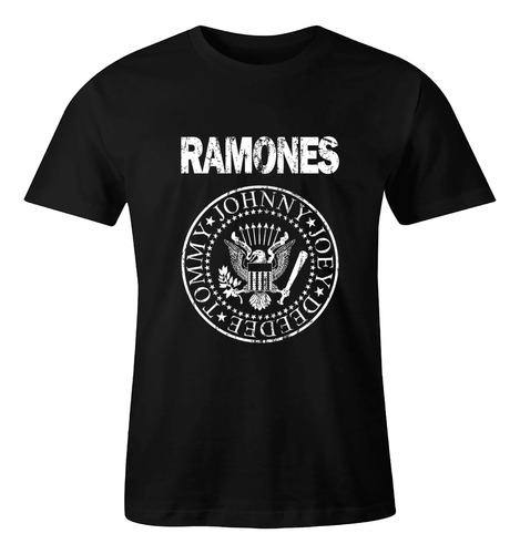 Playera Negra, Hombre, Rock. Ramones
