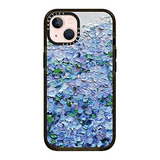 Funda Para iPhone 13 Nantucket Azul Hydrangeas Plastico-02