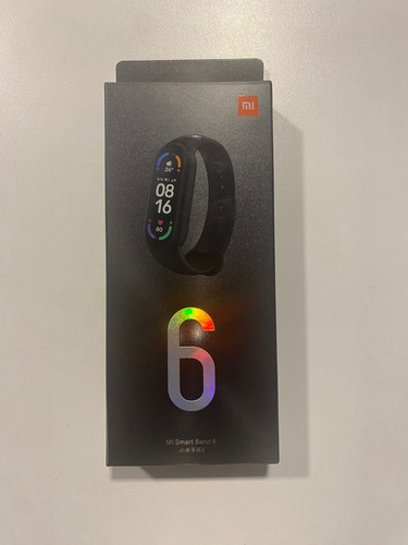 Xiaomi Mi Smart Band 6 1.56  Pulseira Inteligente Preta  