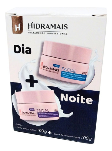 Creme Hidramais Facial Profissional Dia/noite Firma Hidrata