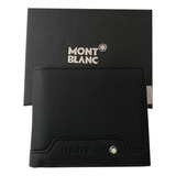 Billeteras Montblanc Hombre Mont Blanc Bz53 Color Negro Diseño De La Tela Liso