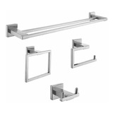 Iriber Hardware De Baño Doble Toallero Estante Estante Caddy