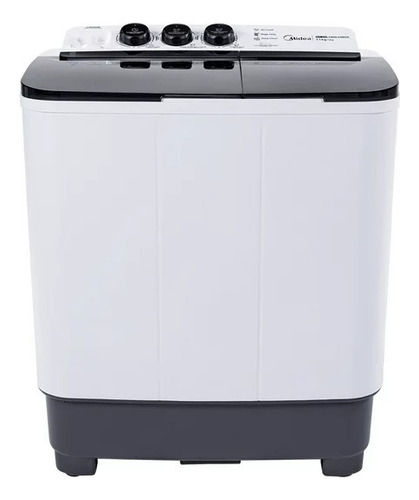 Lavadora Semiautomática Midea Dos Tinas 11kg Mt100w110/w-mx