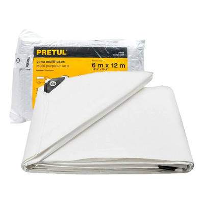 Lona 6 X 12 M, Blanca, Pretul Pretul 23776