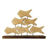 Figura Decorativa Peces - Estilo Nórdico Minimalista 