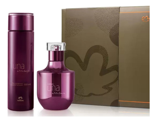 Presente Kit Natura Una Artisan  Deo Parfum + Óleo Exclusivo.