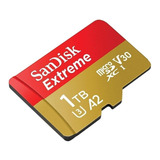 Cartão De Memória Sandisk Extreme Com Adaptador Sd 1 Tb