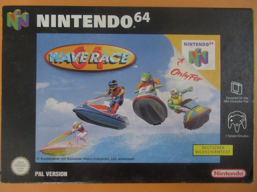 Wave Race 64 - Versión Pal Europea - Juego Nintendo 64