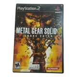 Metal Gear Solid 3 Ps2 
