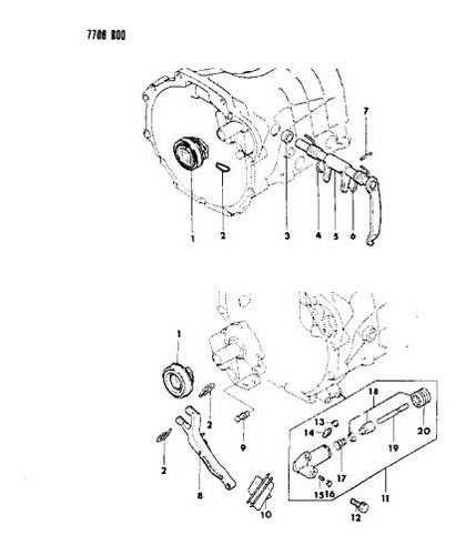 Collarin Embrague Clutch Croche Panel L200 L300 90-07 Foto 3