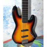 Squier Deluxe 5c Jazz Bass Active V - Willaudio