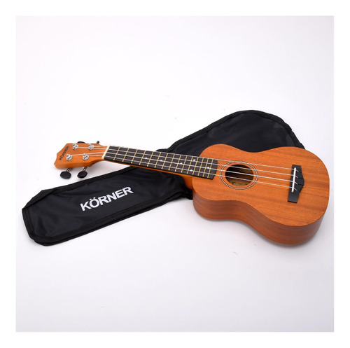 Cuo Ukelele Soprano Sapele Con Funda Korner Ukr-20