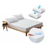 Forro Protector Plástico Antifluidos Cama Semidoble Funda