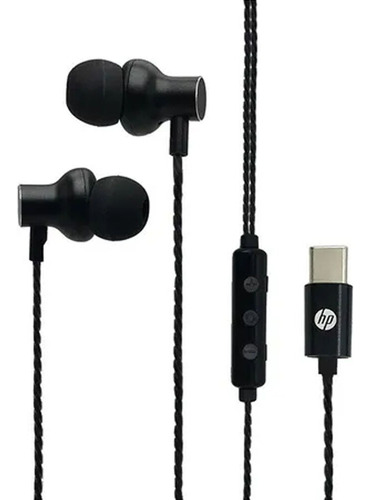 Audifono Headset In-ear Tipo-c Con Manos Libres Pro Negro