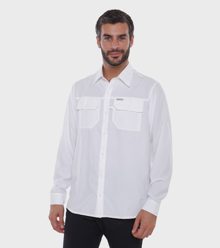 Camisa Montagne Raven Hombre, Uv 50 , Secado Rápido