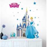 Vinil Decorativo Cenicienta Princesas Disney -45 Castillo