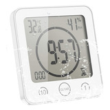 2024 Reloj Baño, Lcd Digital Ducha Despertador Termômet