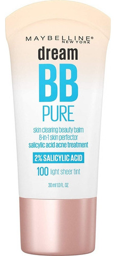 Maybelline Dream  Bb Pure Cream 8 En 1 (30ml) Tono 100-light