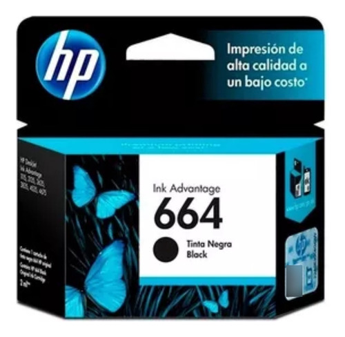 Cartucho Hp 664 Negro Para Hp 2135 3635 2675 Original 