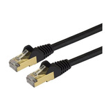 Cable De Red Ethernet Cat6a Blindado Stp De 0.9m Negro
