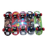Mini Tabla Skate Board Para Niños Con Diseños