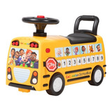 Cocomelon School Bus Ride-on Con Letras  Números Y Música