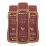 Auto Bronzeador Red Apple Sem Sol 125ml C/ 3 Un