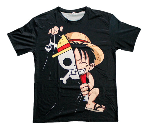 Playera One Piece Luffy Camiseta Oversized Gym
