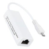 Adaptador De Red Micro Usb A Rj45 Gigabit Ethernet Para Rasp