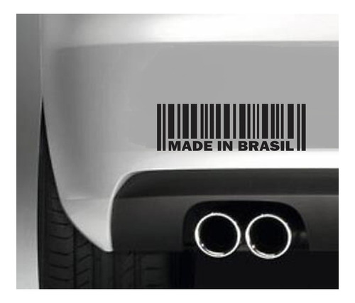 Calca Sticker Made In Para Autos Deportivos Codigo De Barra