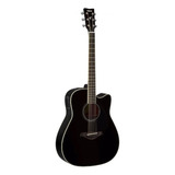 Guitarra Electracùstica Yamaha Fgx820cbl Negra Tapa Solida