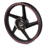 Rin Trasero Italika Ft180/200 Dt200 Dt250 Negro-rojo