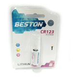 Bateria Cilindrica Beston Cr123 - 3 Voltios Lithium 1550mah