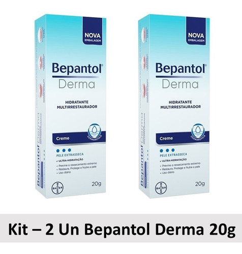 Bepantol Derma Creme 20g Kit C/ 2 Unidades C/nota