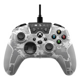 Control Alambrico Turtle Beach ::.. Arctic Camo Xbox Color Blanco