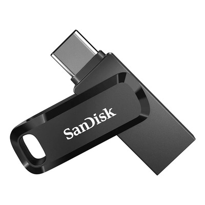 SanDisk Pendrive Ultra Dual Drive Go 64GB 3.1 Gen 1 negro | Mismo precio en cuotas