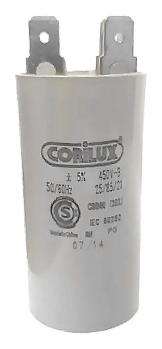 Capacitor Monofasico Corilux 14 Mf 450 Vac 