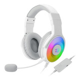 Auricular Redragon Pandora H350 Blanco Rgb Pc Juegos Online