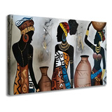 Quadro Decorativo Grande Mulheres Africanas Luxo Promoção