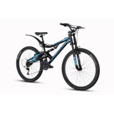 Bicicleta Mercurio Kaizer Dh R26 Negro/azul 2020 =end