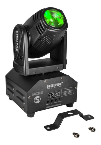 Steelpro Mini Cabeza Móvil Beam Rgbw, 4 En 1, 15 Watts