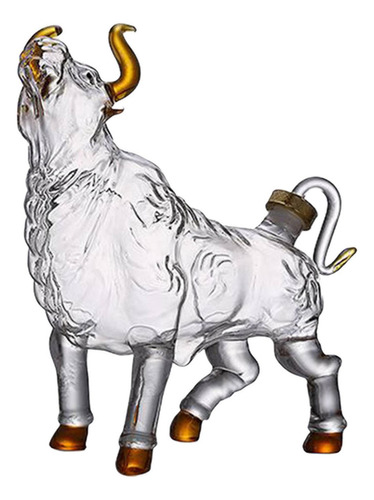 Sl Vaso Novedad Bull Figurine Whisky Decanter 1000ml Para Dm