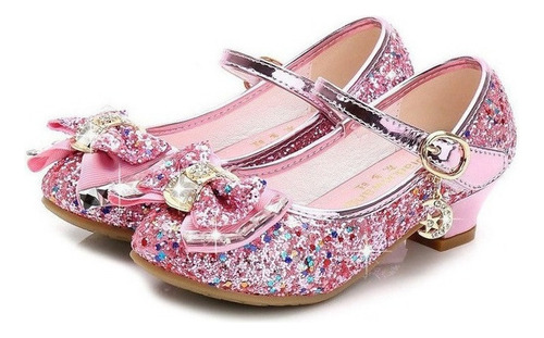 W Zapatos De Niña Sandalias Princesa Zapatillas De Cristal