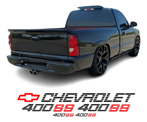 Kit Calcomanias P/ Pick Up Chevrolet 400ss Std 10 Pza Vinil
